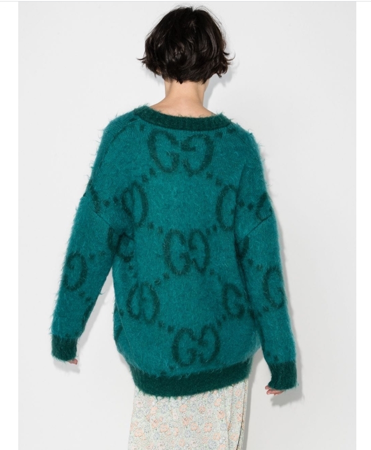 20AW新作 グッチ GG モヘア ウール Vネック セーター (GUCCI/ニット ...