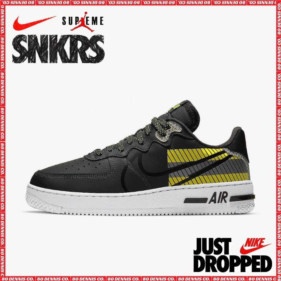 【NIKE】AIR FORCE 1 REACT LX 3M