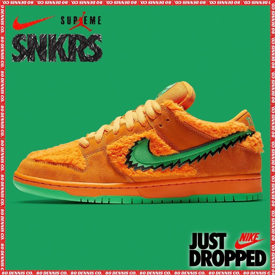 【NIKE】SB DUNK LOW PRO GRATEFUL DEAD OPTI ORANGE