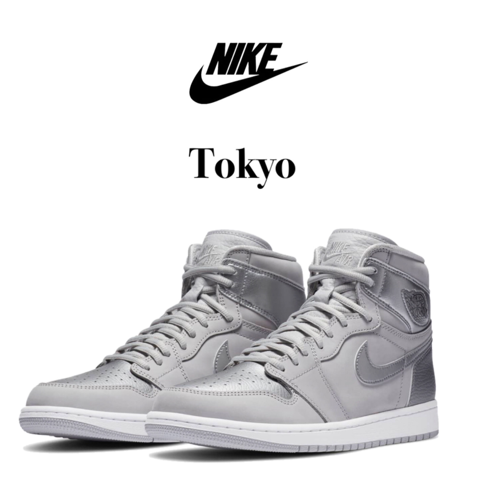 スニーカー Nike Jordan 1 Retro High CO Japan Neutral Grey (2020)