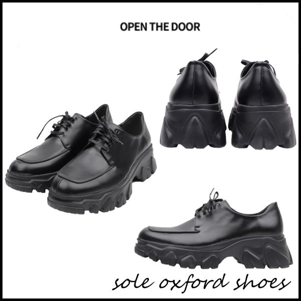 【OPEN THE DOOR】sole oxford shoes ／追跡可能