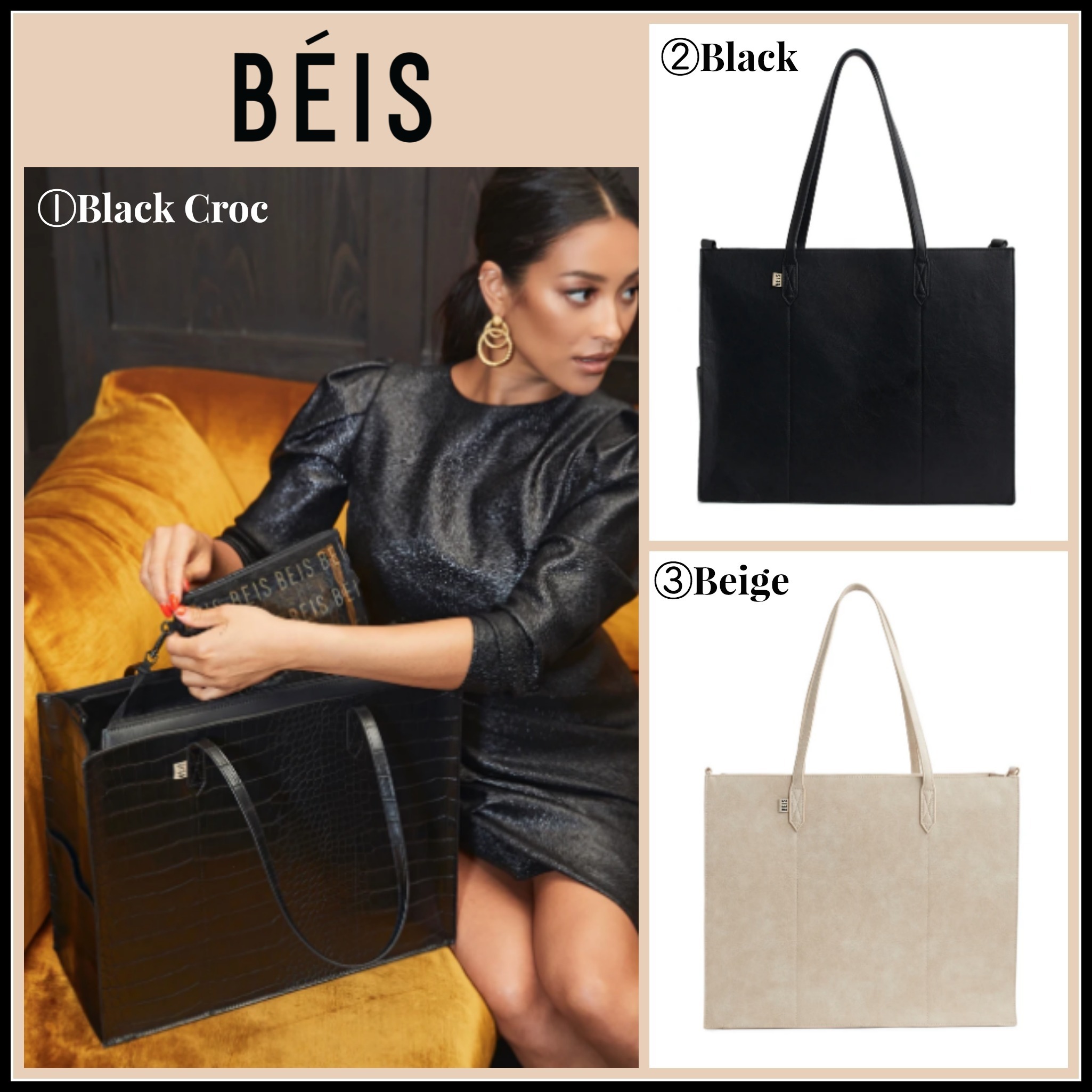 新作ウエア 機能的でお洒落!! 人気商品 ◆ B E I S ◆ The Work Tote トートバッグ 新作ウエア 機能的でお洒落!! 人気商品 ◆ B E I S ◆ The Work Tote トートバッグ