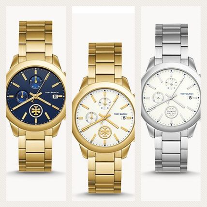 Tory Burch Analog Metal Round Quartz Watches Analog Watches