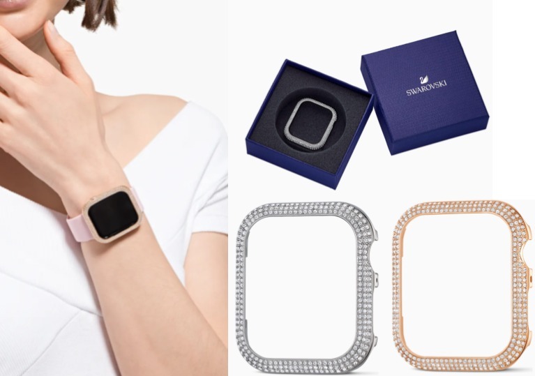 SALE☆SWAROVSKI☆ゴージャスクリスタル アップルウォッチケース