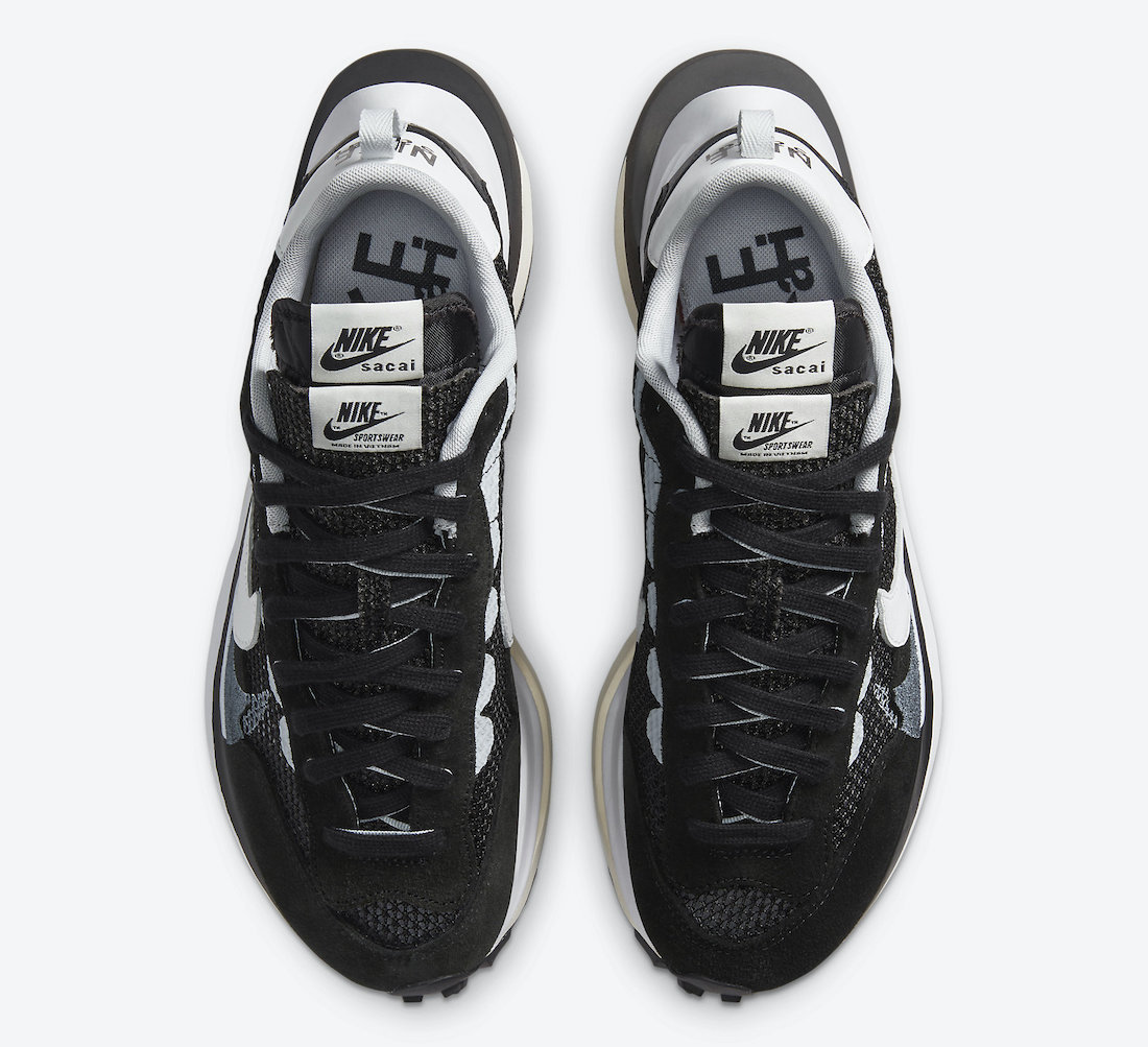 スニーカー Sacai x Nike VaporWaffle Black White (2020) FW 20 Sacai x Nike VaporWaffle Black White (2020) FW 20