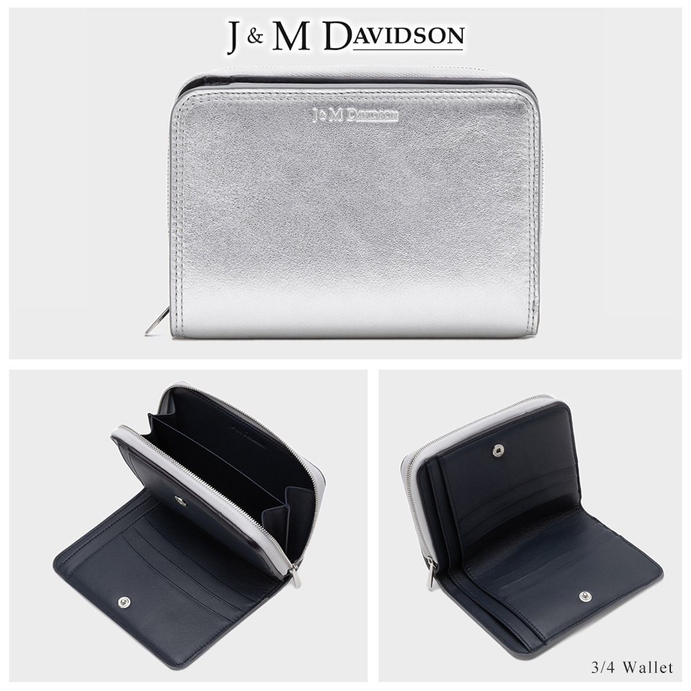【超歓迎された】 J&M 英国発 デヴィッドソン レザー ウォレット 3/4 折りたたみ財布 【超歓迎された】 J&M 英国発 デヴィッドソン レザー ウォレット 3/4 折りたたみ財布