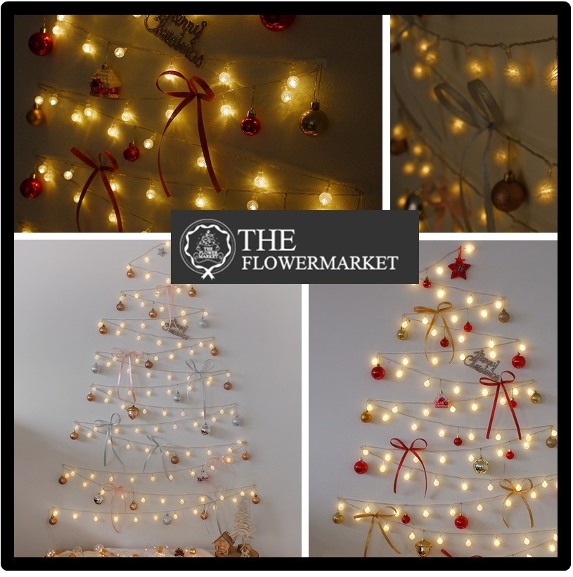 ★関税込★THE FLOWERMARKET★電球100個 壁ツリー キラキラ★