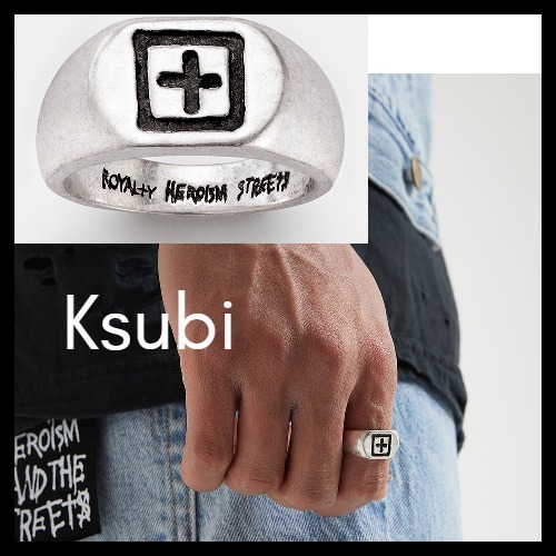 【人気】Ksubi スビ☆指輪 リング シルバー アンティーク 関税込
