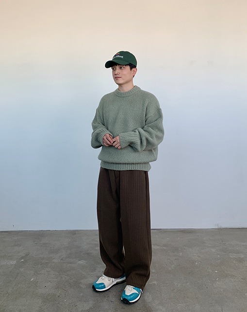 HUE パンツ・ボトムスその他 HUECLOSET ウェイニットワイドパンツ 全4色(10)