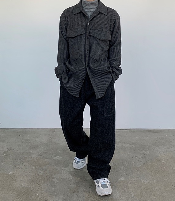 HUE パンツ・ボトムスその他 HUECLOSET ウェイニットワイドパンツ 全4色(13)