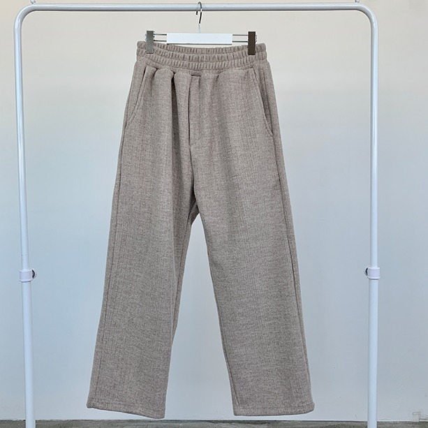 HUE パンツ・ボトムスその他 HUECLOSET ウェイニットワイドパンツ 全4色(19)