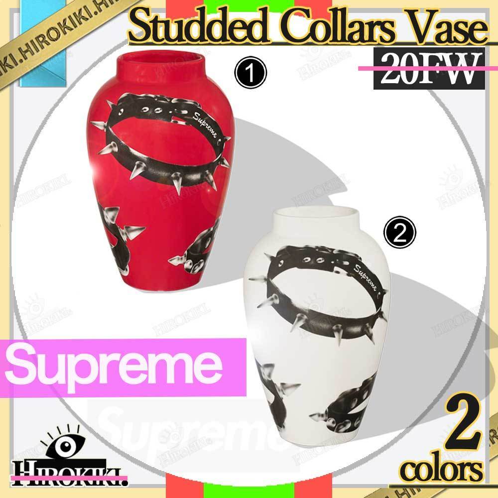 ☆最安値に挑戦 supreme 花瓶 Studded Collars Vase White agapeeurope.org