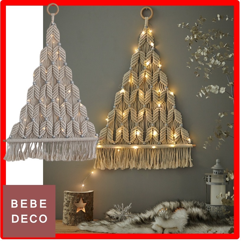 ☆人気☆BEBE DECO☆マクラメ壁掛けツリーTRE.E☆