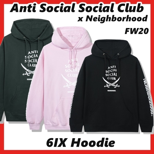 パーカー・フーディ Anti Social Social Club x Neighborhood 6IX HOODIE FW 20