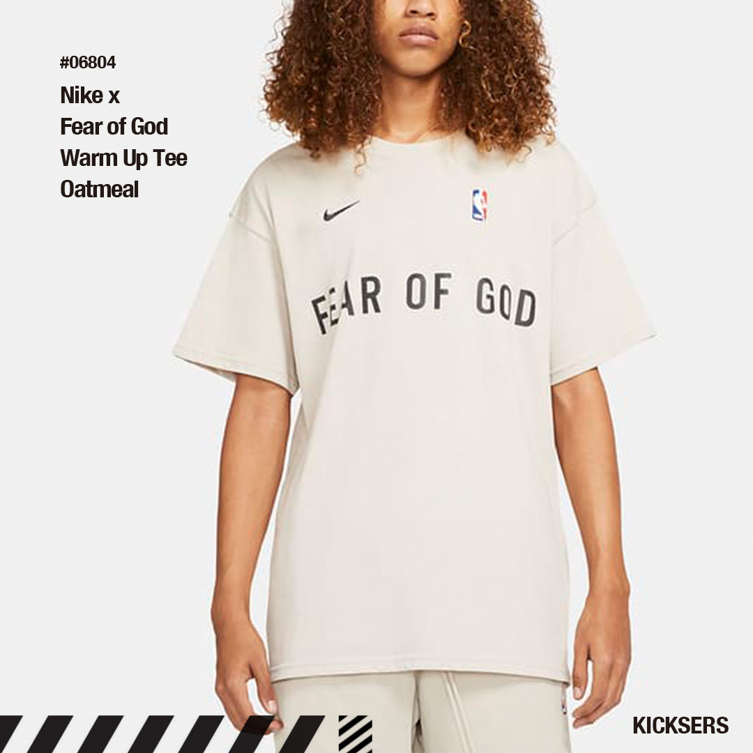 人気話題コラボ！Nike x FOG Warm Up Tee Oatmeal