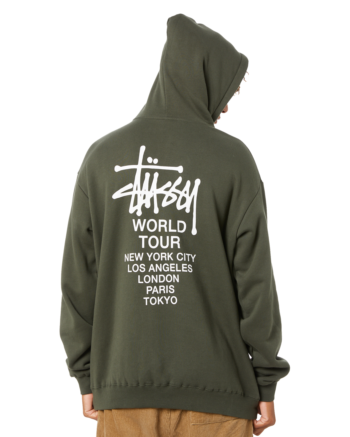 WORLD TOUR HOODIEパーカー/フーディー (ロゴシルバー)-
