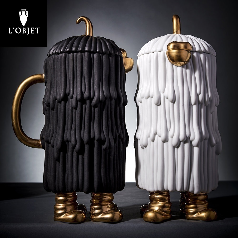 国内発| L'OBJET Haas Djuna コーヒー/ティーポット White