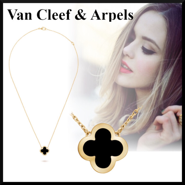 【Van Creef&Arpels】ピュア アルハンブラ Black ペンダント