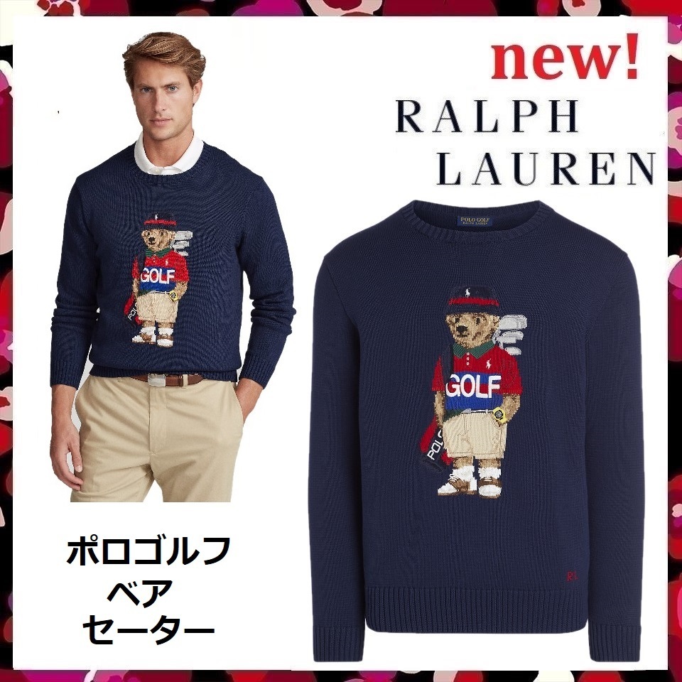新作 セール Polo Golf ゴルフ ポロ ベア コットン セーター ニット・セーター 新作 セール Polo Golf ゴルフ ポロ ベア コットン セーター ニット・セーター