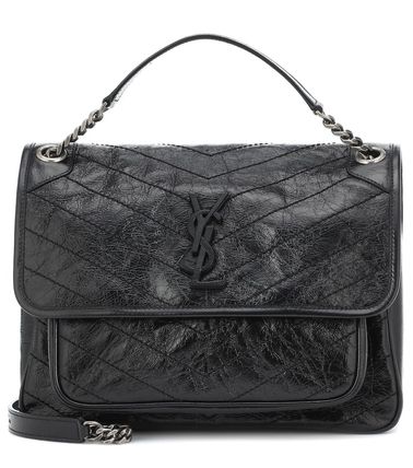 Saint Laurent Shoulder Bags NIKI MEDIUM IN CRINKLED VINTAGE LEATHER 2