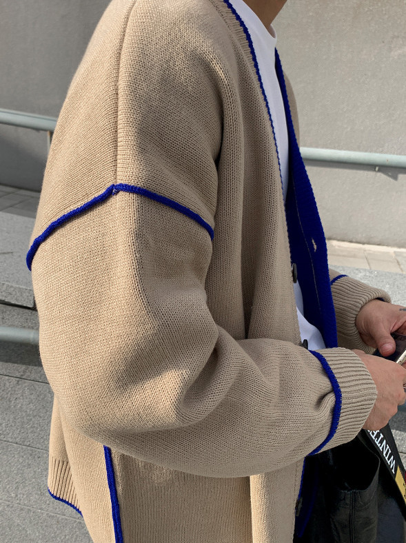 カーディガン ASCLO Warszawa Coloring Cardigan (2color) ASCLO Warszawa Coloring Cardigan (2color) (ASCLO