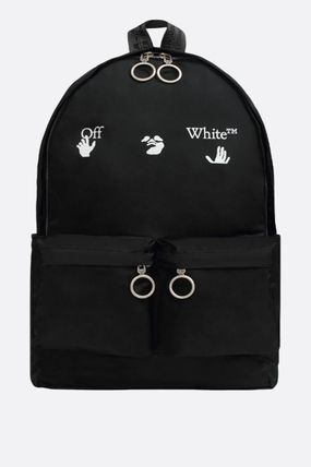 再入荷♪ 【Off-White】LOGO PRINT NYLON BACKPACK:残りわずか ...