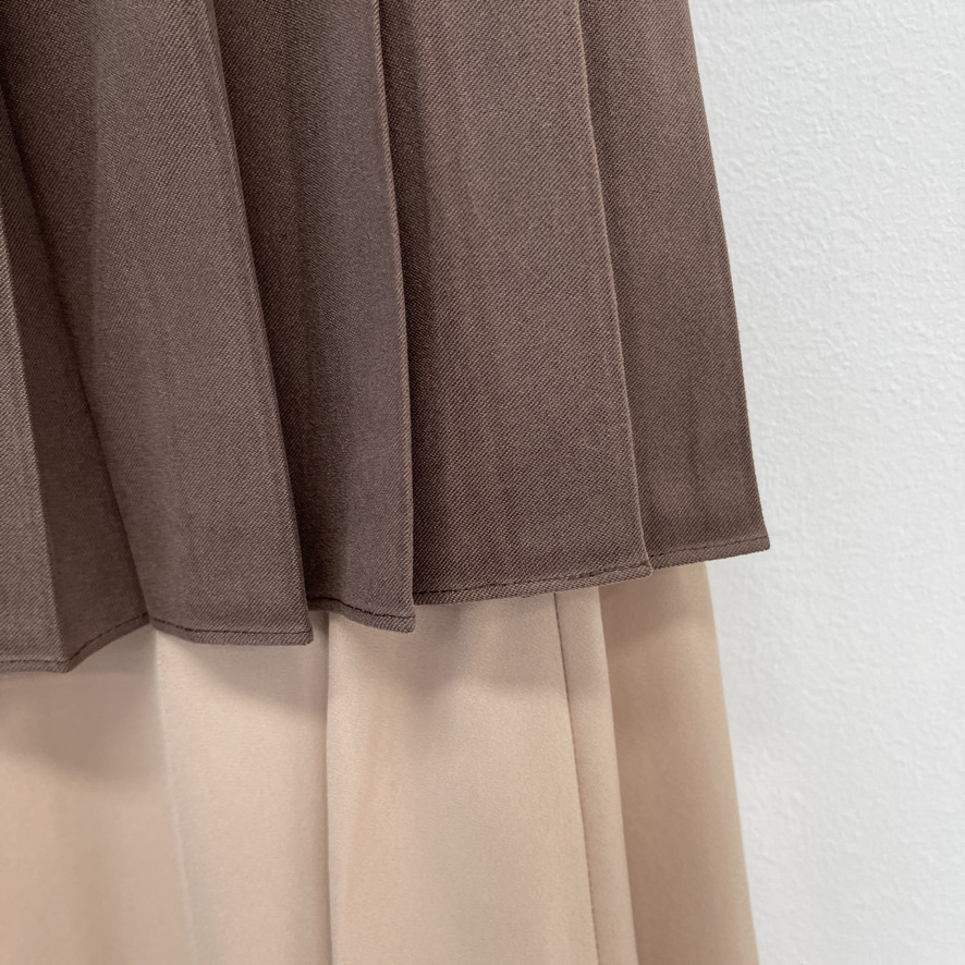 uni's room■2color アシンメトリープリーツスカート TP-AW20-31 uni's room□2color アシンメトリープリーツスカート TP-AW20-31