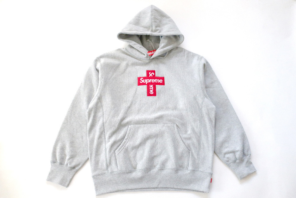 Supreme Cross Box Logo Hooded Sweatshirtボックスロゴ