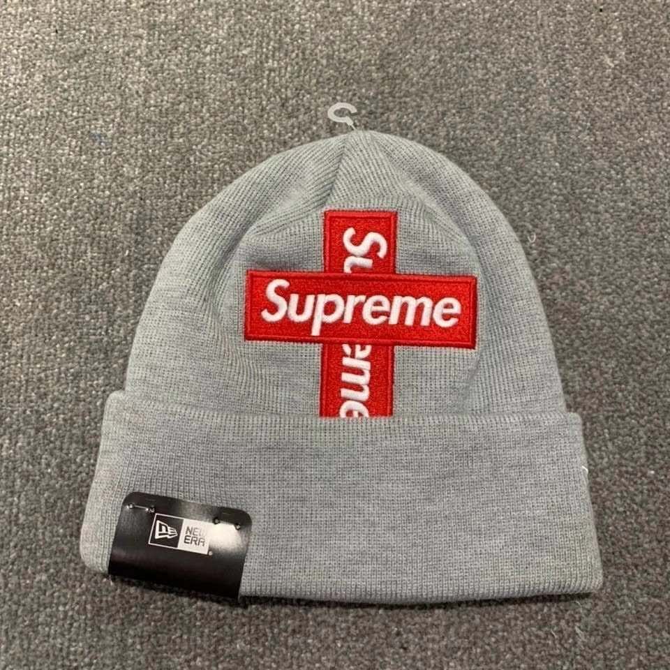 supreme new era cross box logo beanie