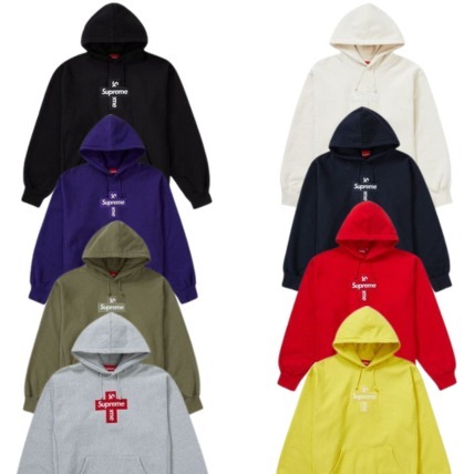 20AW Week15 Supreme Cross Box Logo Hooded Sweatshirt S〜XL