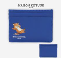 ★MAISON KITSUNE★ CHILLAX FOX CARD HOLDER カード ブルー ★MAISON KITSUNE★ CHILLAX FOX CARD HOLDER カード ブルー