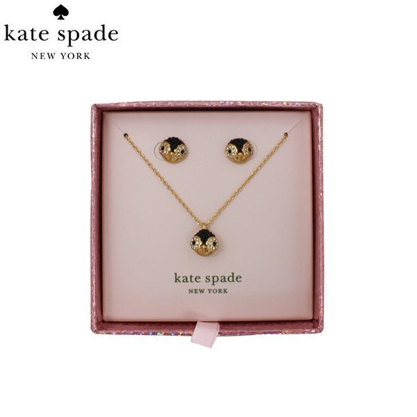 SALE！KateSpade ピアス&ネックレス ギフトBOX付 /国内全込