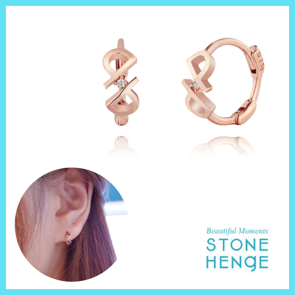 ☆STONE HENgE（ストーンヘンジ）☆ 14K ローズゴールド ピアス