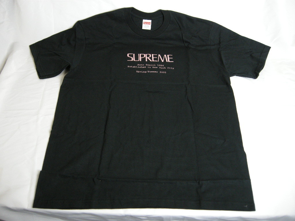 Shop Supreme 2020 SS 20SS ◇ Size L ◇ Supreme Anno Domini Tee T