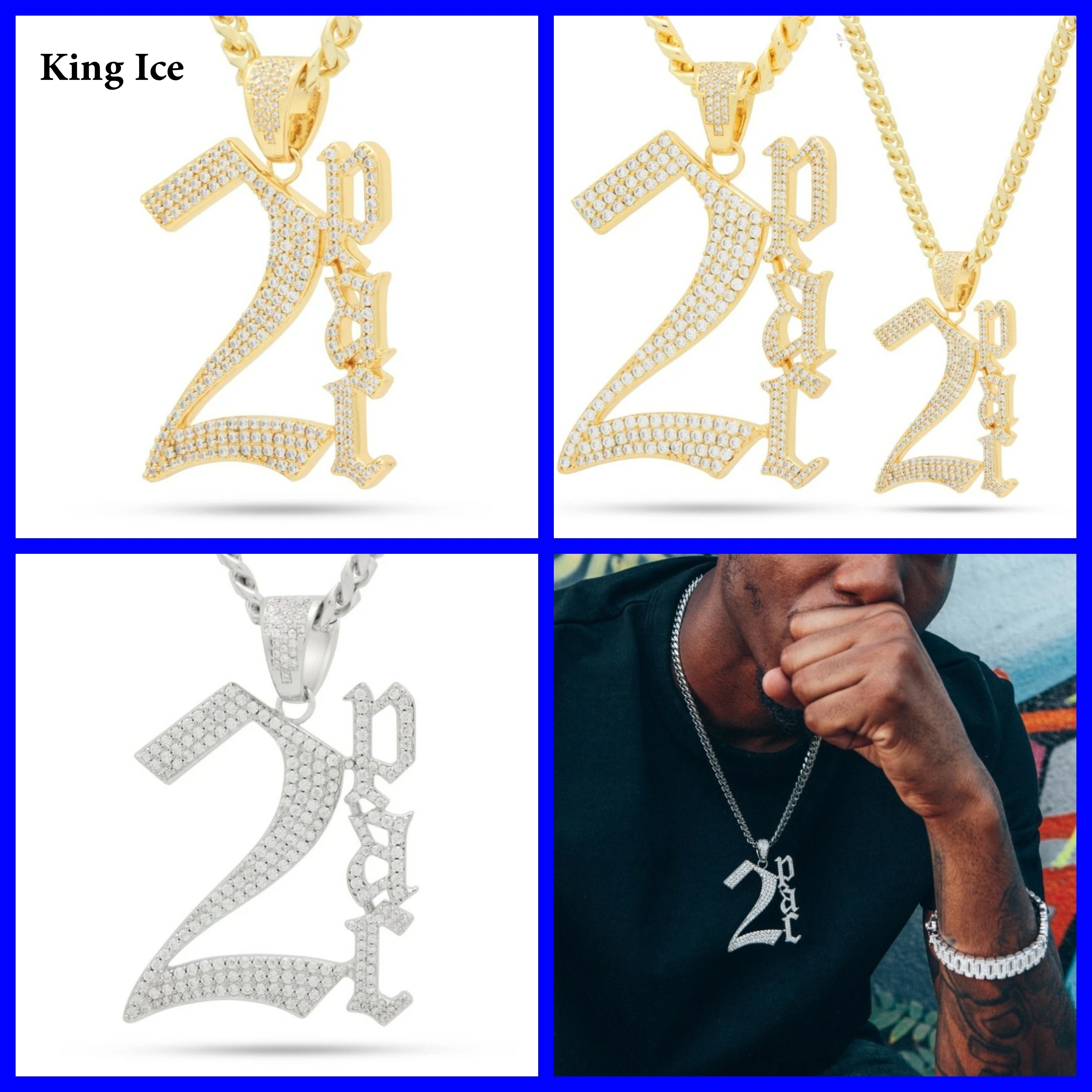 最安値級価格king Ice 2pac Xクラシックネックレスダイヤモンドストーン King Ice ネックレス チョーカー Nkx Sm Gold ネックレス チョーカー アクセサリー 12 034 Www Cepeige Org