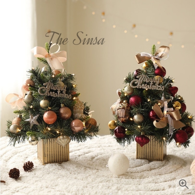 [韓国製造] 手作り ミニクリスマスツリー (送料込み) 2type