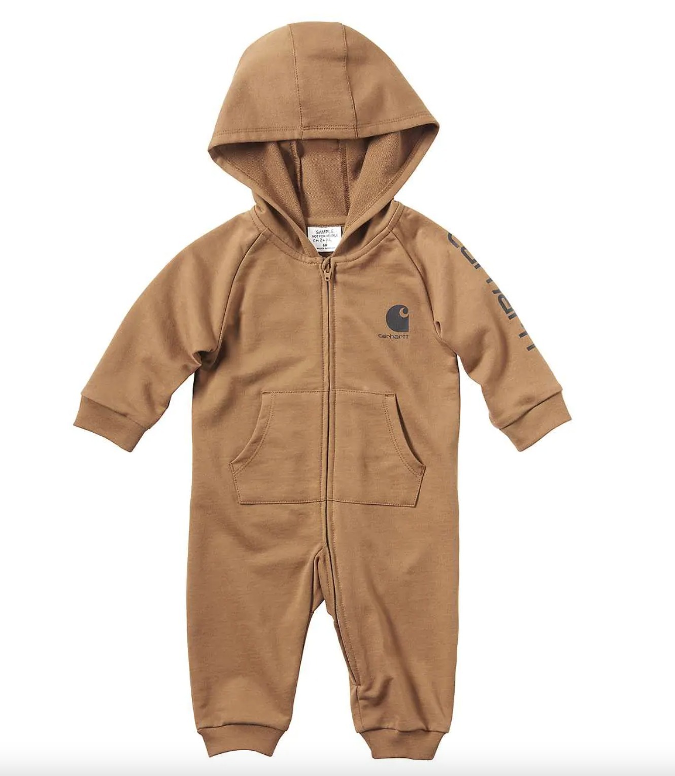 フード付き☆Carhartt☆ カーハート ベビー ロゴ カバーオール