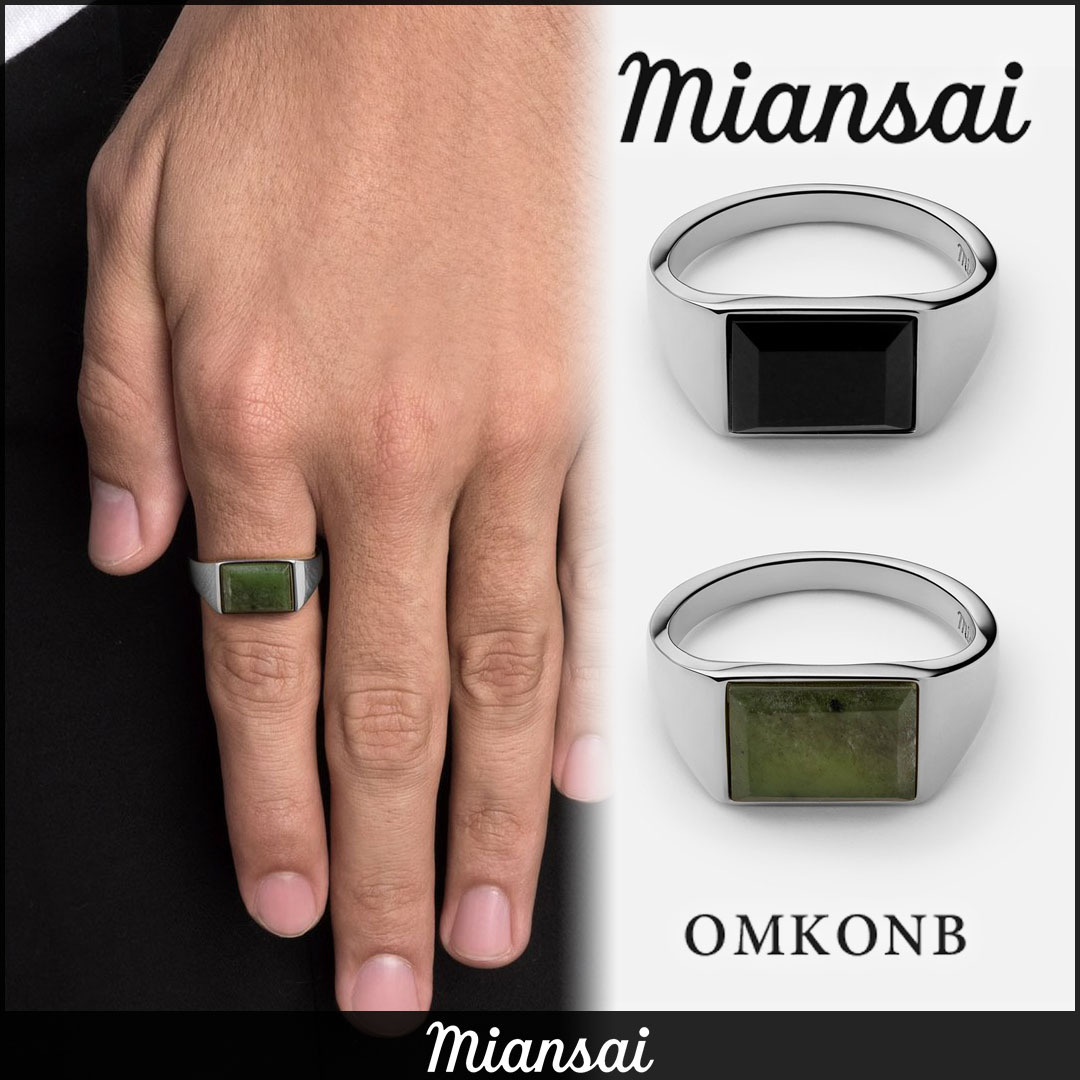 【国内発送・関税込】MIANSAI スクエアマテリアルリング