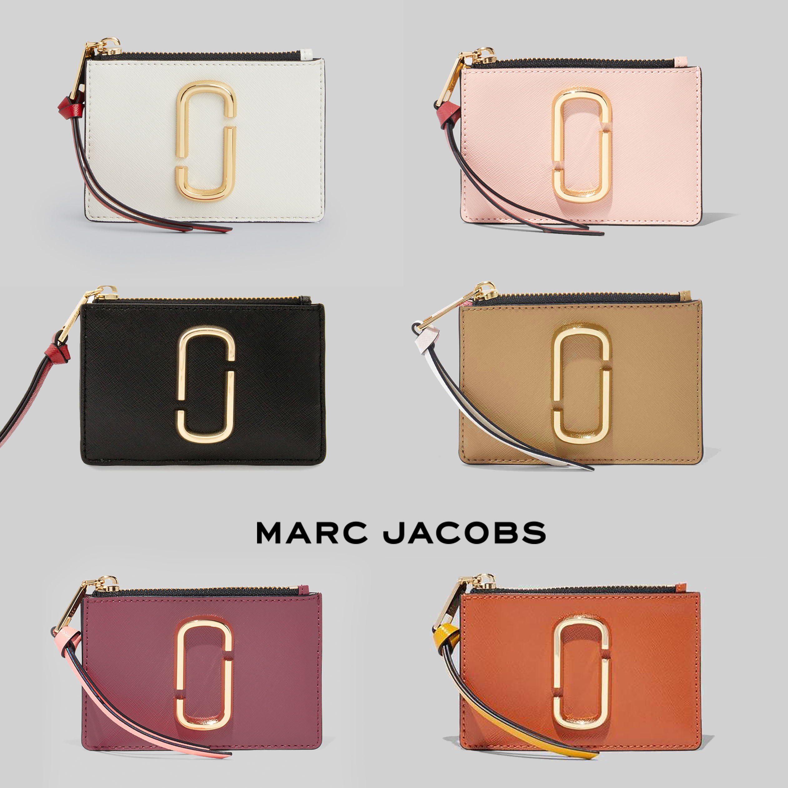 MARC JACOBS◆THE SNAPSHOT TOP ZIP MULTI WALLET M0013359