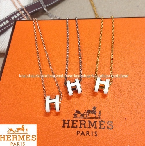 HERMES★ミニ ポップH★ペンダント 《Mini Pop H》シルバー
