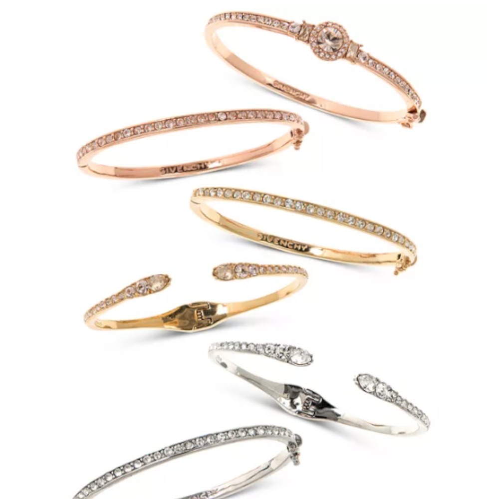 セール GIVENCHY Silk Swarovski Element バングル-ブレスレット