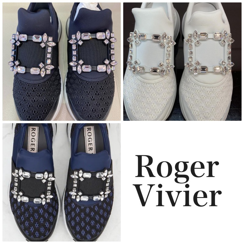 【Roger Vivier】ヴィヴラン ストラス バックル スニーカー