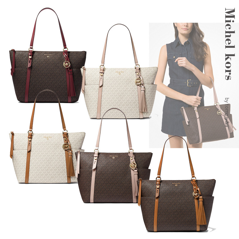 ★早くもSALE!★MICHAEL KORS MKシグネチャー トートラージ トートバッグ ★早くもSALE!★MICHAEL KORS MKシグネチャー トートラージ トートバッグ