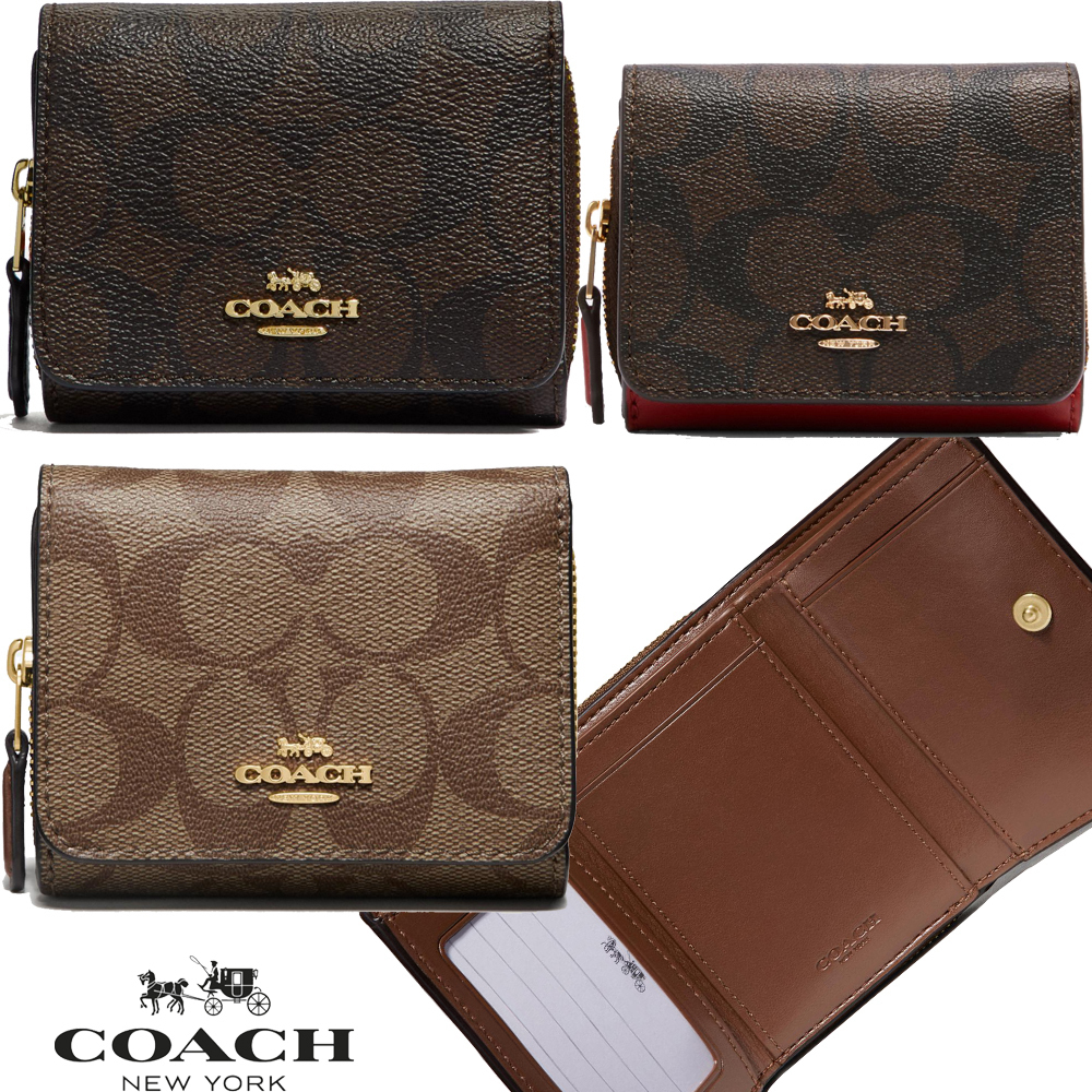 【◎SALE☆送料関税込み◎】COACH◇Small Trifold ミニ財布 折りたたみ財布 【◎SALE☆送料関税込み◎】COACH◇Small Trifold ミニ財布 折りたたみ財布