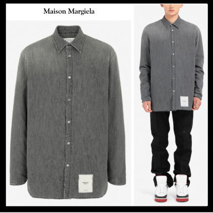 いいスタイル Maison デニムシャツ【送関込】 パデッド リサイクル / Margiela シャツ いいスタイル Maison デニムシャツ【送関込】 パデッド リサイクル / Margiela シャツ