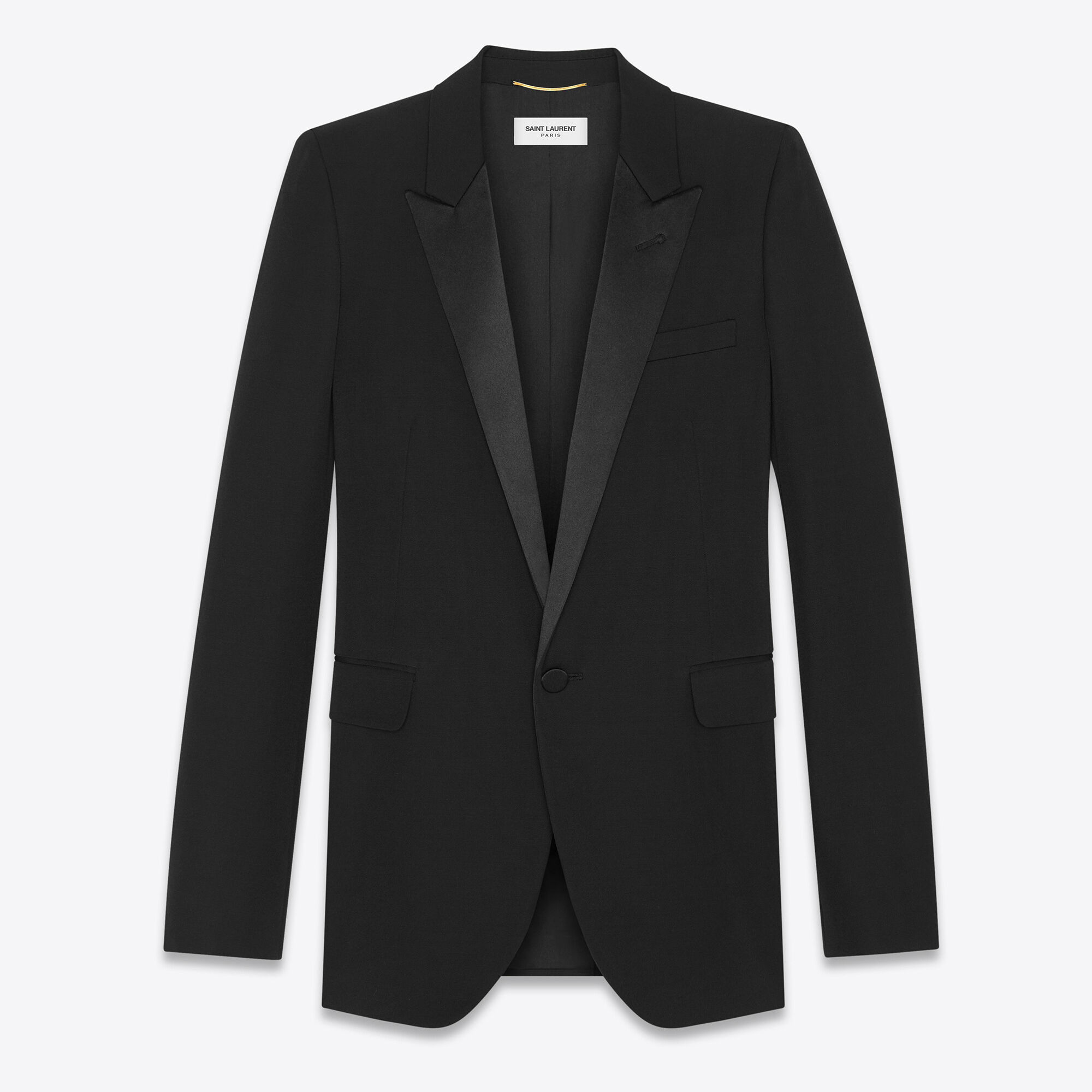 Saint Laurent アイコニック スモーキング ジャケット ブラック