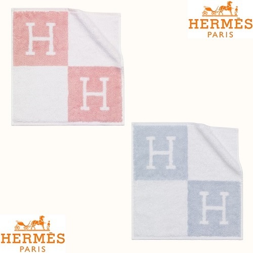 HERMES★Avalon wash cloth★ハンドタオル ギフトに最適♪