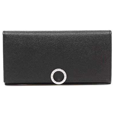 BVLGARI ブルガリ メタルクリップ フラップ式長財布 30412