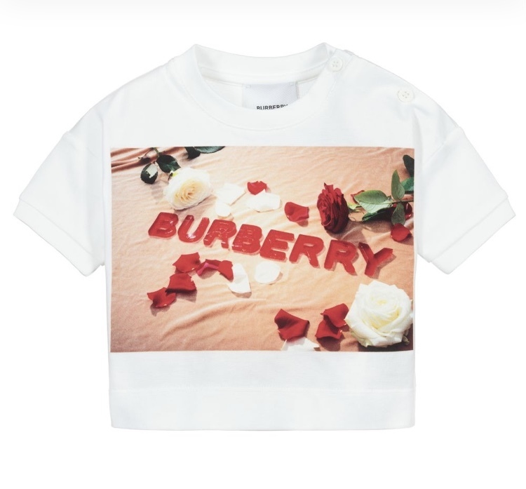 Burberry ベビー用トップス 【6-24M】BURBERRY ベビー 半袖トップス 2色【100%コットン】(5)