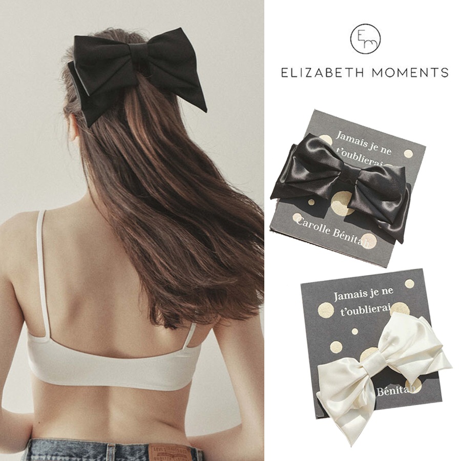 ELIZABETH MOMENTS★Simple Satin Ribbon Hair Pin/ヘアピン